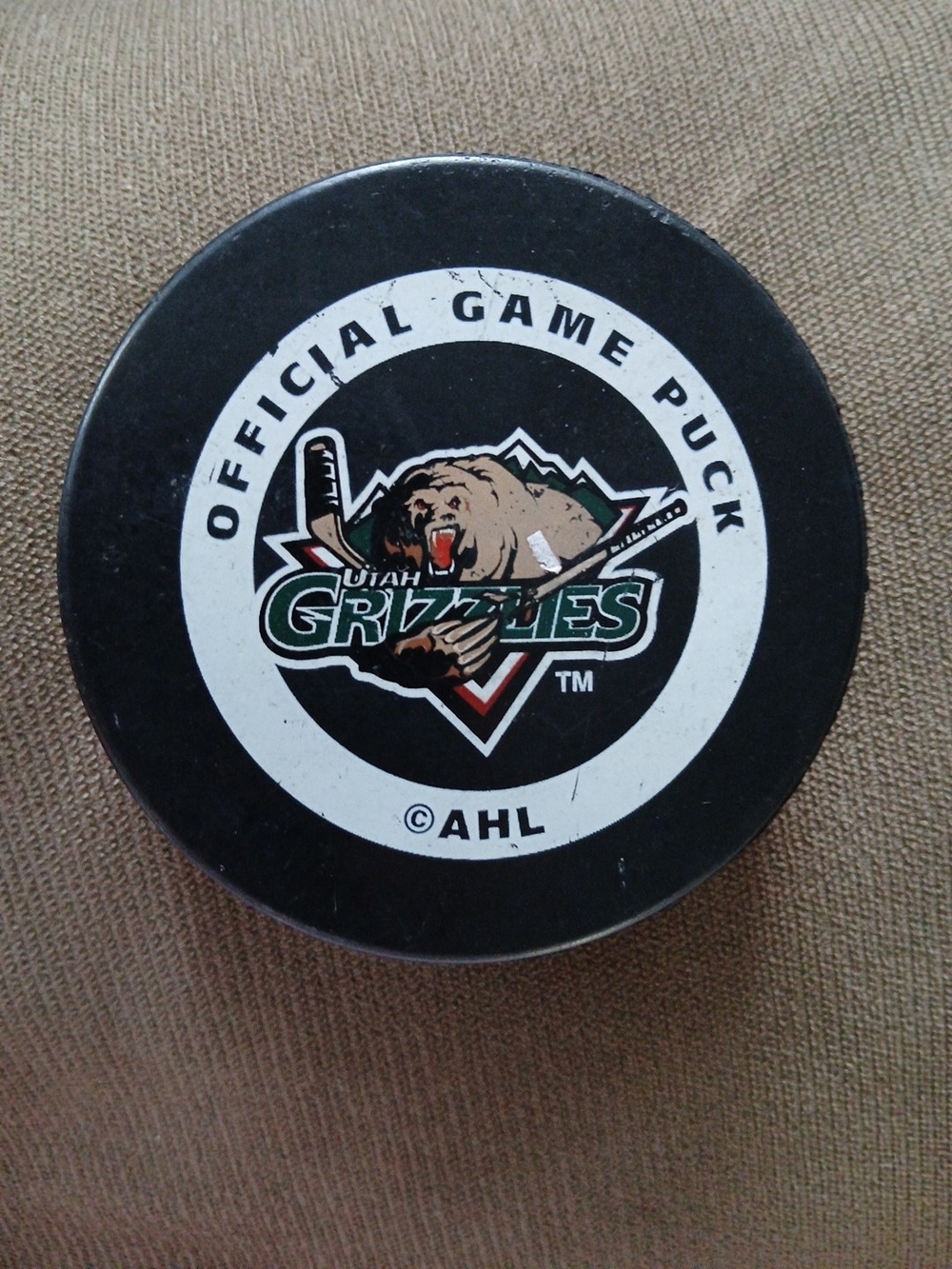 Official Game Puck - Black